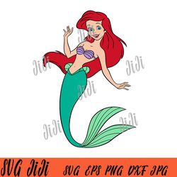 ariel mermaid svg, the little mermaid svg, disney svg