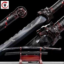 super sharp katana sword, handmade katana sword made of 1060 carbon steel, japan full tang hand forged ninja katana swor