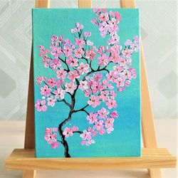 Cherry blossom painting floral art
