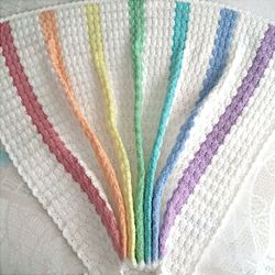 Rainbow Baby Blanket Crochet Pattern