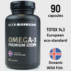 Ultra balance omega-3 fatty acids of high concentration 90 pcs. capsules weighing 1620 mg