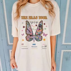 ts the eras tour butterfly shirt, eras tour shirt, eras tour 2023 shirt, eras tour merch shirt