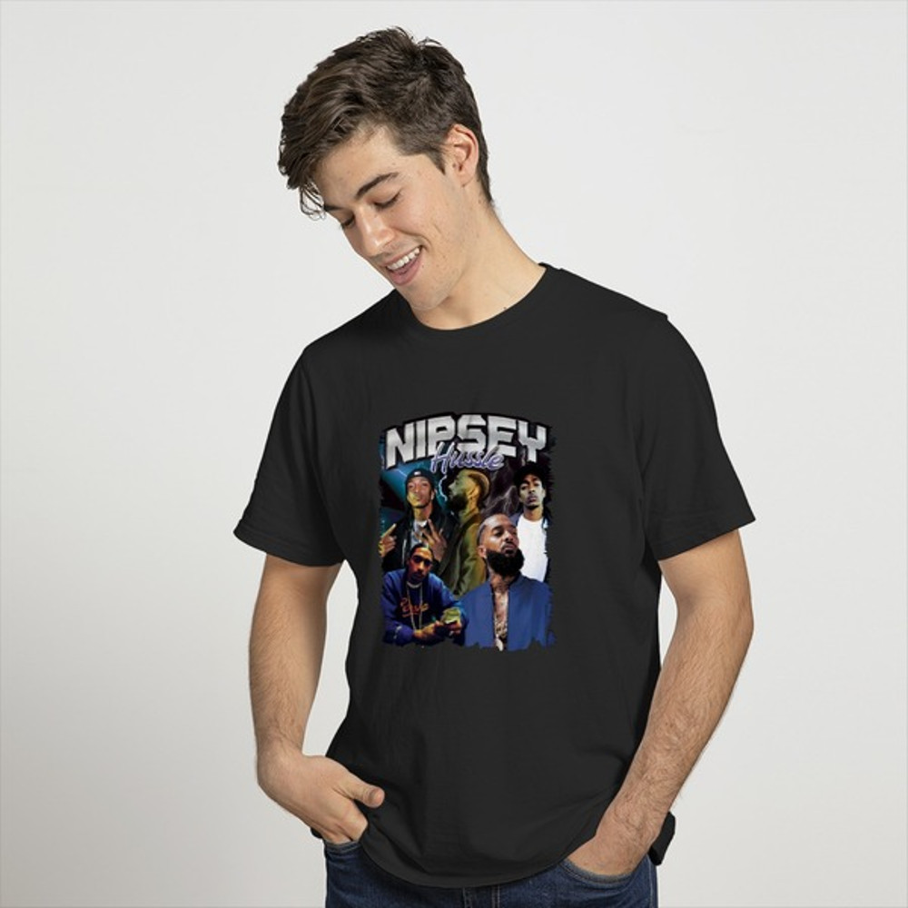 Nipsey Hussle Retro 90s Vintage Bootleg Shirt, Nipsey Hussle Rap T-shirt, Nipsey Hussle Shirt for Fan Men Women