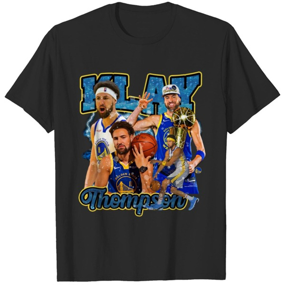 Klay Thompson Vintage Shirt, Klay Thompson Bootleg Retro 90s T-shirt, Klay Thompson Basketball Fan Shirt for Men Women