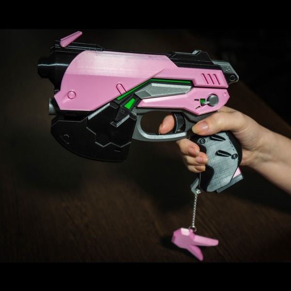 DVa Cosplay Gun | Diva cosplay Weapon | Prop Pistol Cosplay - Inspire ...