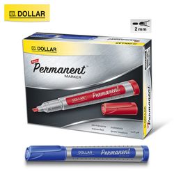 Dollar Permanent Marker (Bullet Tip 70) 12' Pcs Regular Box Available In different Ink Color