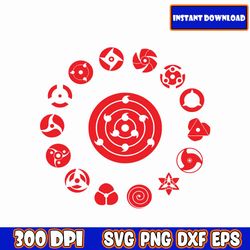 anime bundle svg digital download | japanese svg | | anime silhouette svg | anime character | kawaii svg