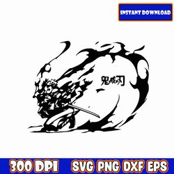 demon-slayer-kim svg, anime vector, anime cutfile, anime clipart, anime print, anime bundle, anime digital, anime cricut
