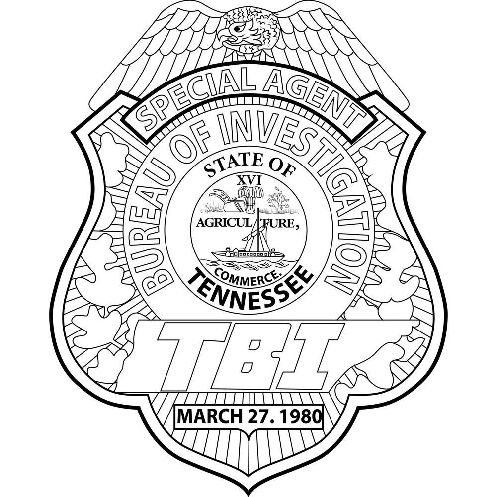 State of Tennessee Bureau of Investigation Special Agent Logo, Seal, Badge, Custom, Ai, Vector, SVG, DXF, PNG,.jpg