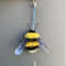 Wool-Bumblebee-3d-car-keychain-Handmade-needle-felted-realistic-bee-bag-charm