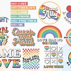 lgbt pride month sublimation bundle