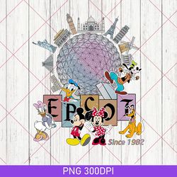 vintage epcot png, vintage epcot 1982 png, disney png, vintage disney png, mickey and friends png, epcot trip 2023 png