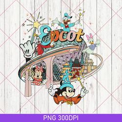 retro disney epcot png, vintage epcot 1982 png, vintage disney png, mickey and friends, epcot trip png, disney epcot png