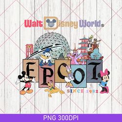 disney epcot since 1982 png, disney trip family png, disney aesthetic png, retro disneyworld png, disneyland trip png