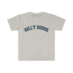 silly goose varsity style funny meme tee shirt