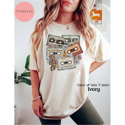 baby groot with cassette comfort colors shirt, come and get your love shirt, guardians of the galaxy shirt, marvel movie