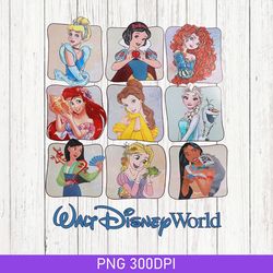 disney princess disneyworld png, retro disney princess png, disney family trip png, disneyland png, disney girl trip png