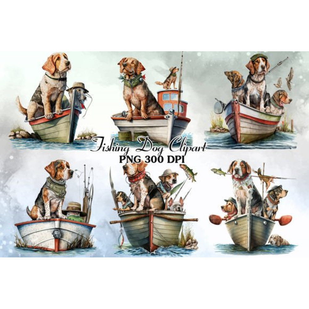 Dog-Fishing-Watercolor-Clipart-Bundle-Graphics-67273605-1-1-580x387.jpg