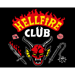 the hellfire club svg, champion stranger things svg, trending svg