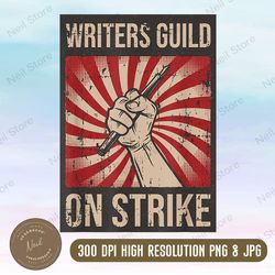 writers guild of america on strike anti ai chatbots png, writer's strike png, pay writers png, writers guild on strike