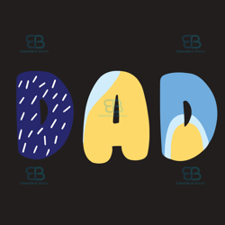 dad bluey svg, fathers day svg, bluey svg, father gifts svg, best dad svg, bluey family svg