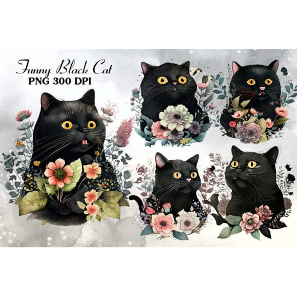 Funny-Black-Cat-Flower-Watercolor-Graphics-67020217-1-1-580x387.jpg