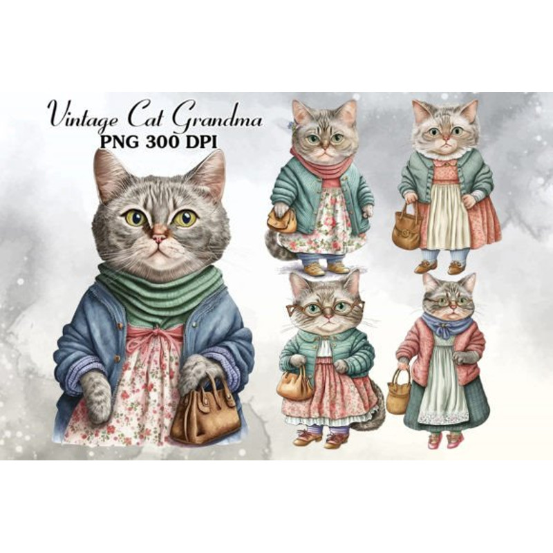 Vintage-Cat-Grandma-Watercolor-Clipart-Graphics-67020012-1-1-580x387.jpg