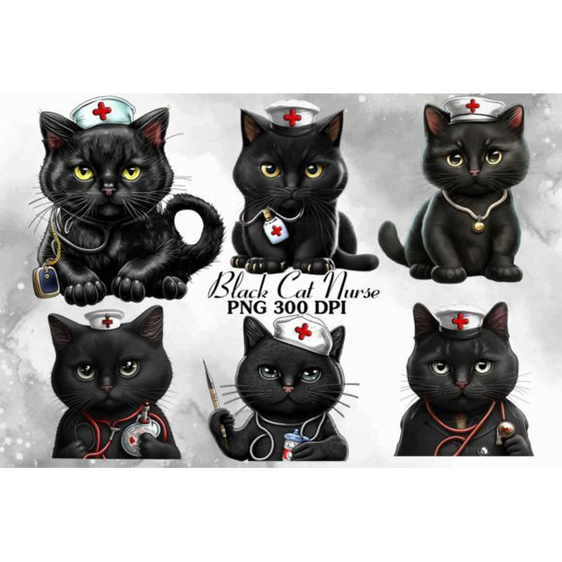 Black-Cat-Nurse-Sublimation-Clipart-Graphics-66891285-1-1-580x387.jpg
