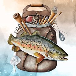 fishing sublimation clipart bundle