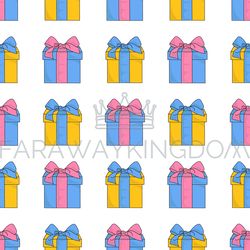 PARTY GIFT Valentine Day Seamless Pattern Vector Illustration
