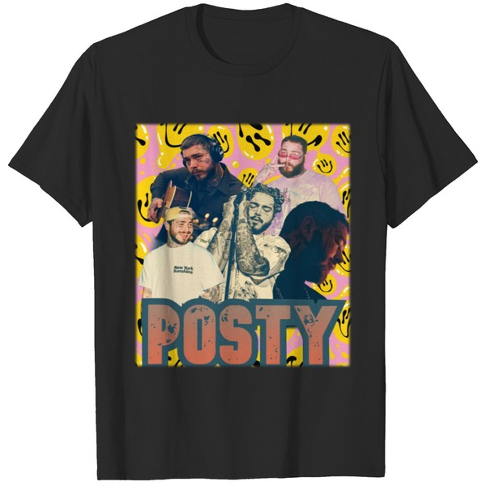 Post Malone Shirt, Post Malone Bootleg Vintage T-Shirt, Post Malone Shirt for Fan Women Men, Tour Music 2023 Shirt