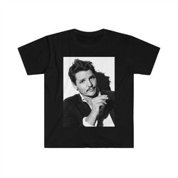 pedro pascal portrait tshirt, last of us tee, gift shirt