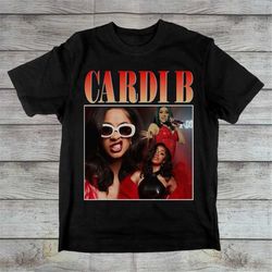 cardi b shirt cardi b sublimation hiphop shirt rapper black shirt