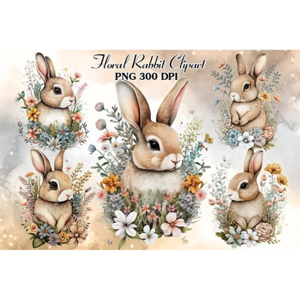 Floral-Rabbit-Watercolor-Clipart-Bundle-Graphics-66117921-1-1-580x387.jpg