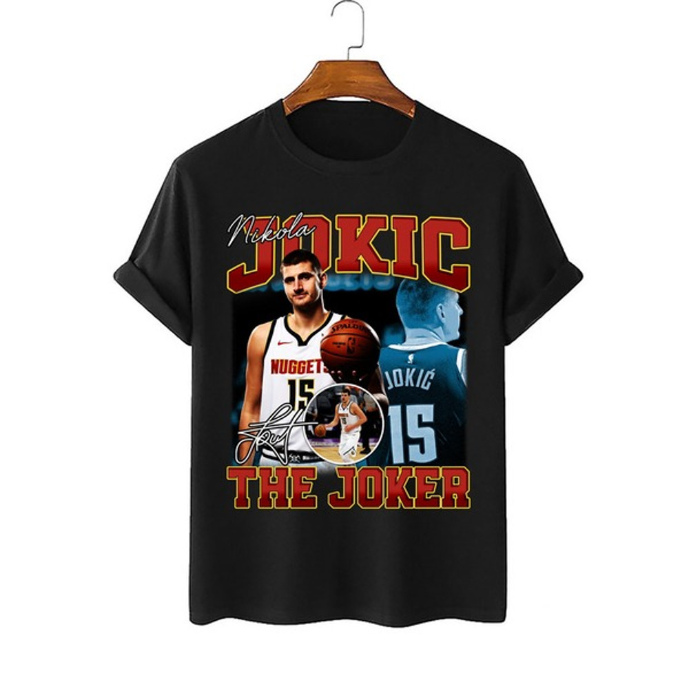 Jokic Nikola T-shirt, Jokic Nikola Basketball Player Bootleg Vintage Slam Dunk Shirt, NBA Shirt, Sport MVP NBA shirt