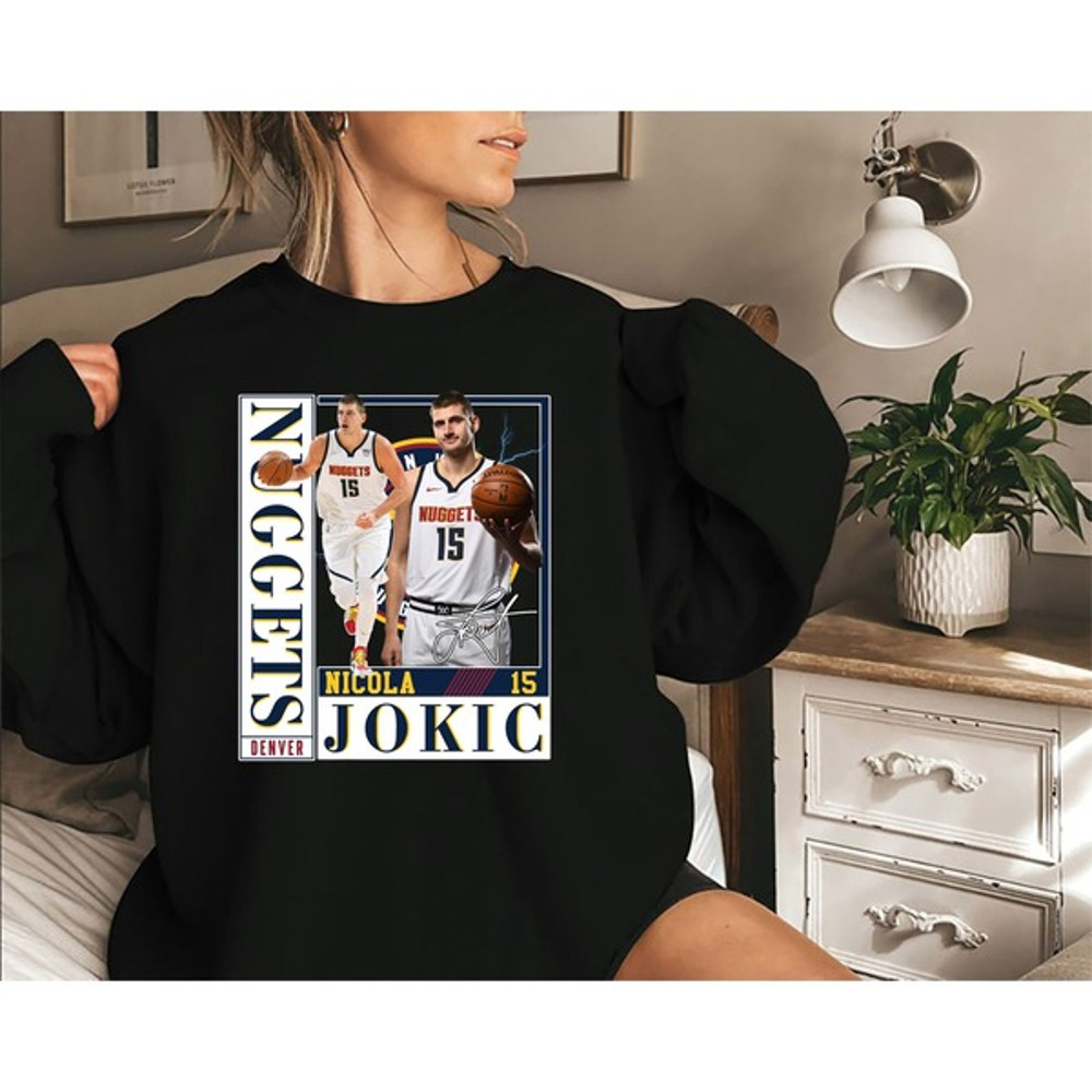 Jokic Nikola T-shirt, Jokic Nikola Basketball Player Bootleg Vintage Slam Dunk Shirt, NBA Shirt, Sport MVP NBA shirt