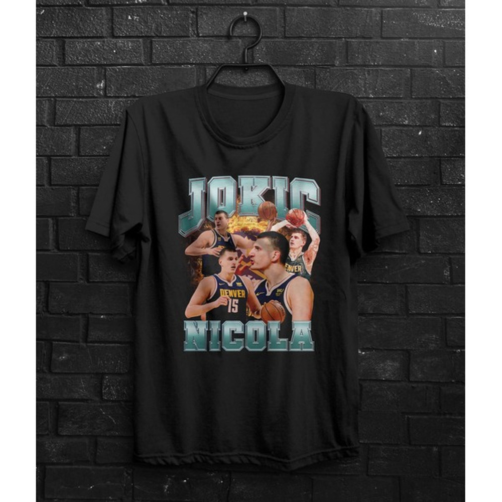 Jokic Nikola T-shirt, Jokic Nikola Basketball Player Bootleg Vintage Slam Dunk Shirt, NBA Shirt, Sport MVP NBA shirt