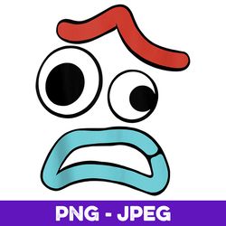 disney pixar toy story 4 forky large upset face v2