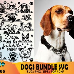 60 dog bundle svg, animal svg, dog svg, cute dog svg