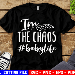 funny toddler svg, mom chaos coordinator svg, chaos mess, mom life shirt funny quote svg file for cricut & silhouette