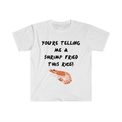 You're Telling Me a Shrimp Fried Rice Funny Sarcastic Meme Tee Shirt