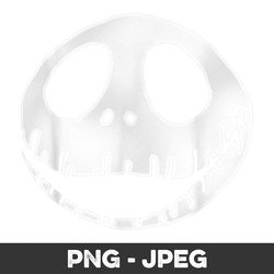 disney nightmare before christmas big jack head , png design, png instant download
