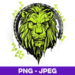 disney the lion king live action scar geometric circle v2