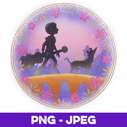 disney pixar coco crossing the bridge v1 , png design, png instant download