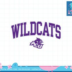 abilene christian wildcats arch over white t-shirt copy