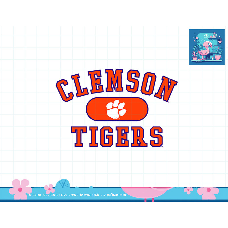 Clemson Tigers Varsity Heather Gray Officially Licensed T-Shirt copy.jpg