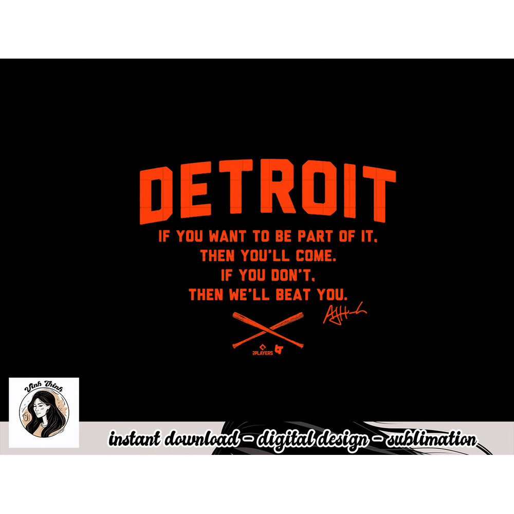Officially Licensed A J Hinch - A J Hinch Detroit png.jpg