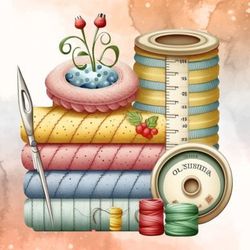 sewing sublimation clipart bundle