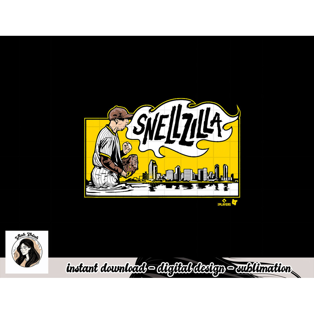 Officially Licensed Blake Snell - San Diego Snellzilla png.jpg
