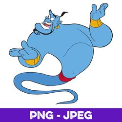 disney aladdin genie floating happy portrait v1